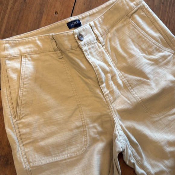 J.Crew Women’s Cream Cargo Pants Size 6 - Picture 7 of 9